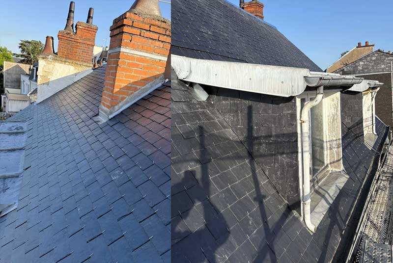 Travaux de couverture - Anthony Bony Couverture : couvreur sur Bourges et tout le Cher (18) : pose et rénovation de couverture : ardoises, tuiles… Faitage. Dépannage fuite toitureet intervention en urgence pour votre toit. Pose fenêtre de toit velux, travaux de zinguerie : : gouttière, bande de rive, noue …Artisan couvreur zingueur sur Bourges et tout le Cher (18)